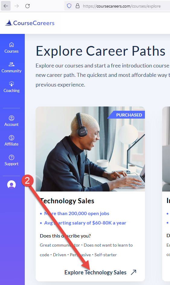 I cannot access my course – CourseCareers Help Center